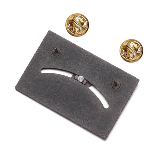 Image of Unique Metal Badge Ouijas Board Brooch Stylish Lapel Pin Metal Emblems Accessory for Music Lovers Divination Jewelry, Bronze