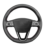 Seguro y confiable: excelentes características antideslizantes, buen agarre al conducir, puede mejorar la seguridad de conducción, especialmente al girar, mejor agarre, evitar resbalones, le permite controlar con precisión en la carretera, el material es cuero para hacer. Es más duradero que otros tipos de materiales sintéticos y proporciona una durabilidad perfecta durante muchos años de uso y disfrute.