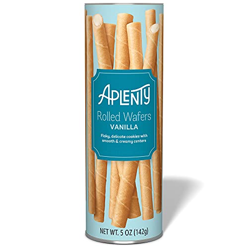 Image of Amazon Brand - Aplenty, Vanilla Rolled Wafers, 5 oz