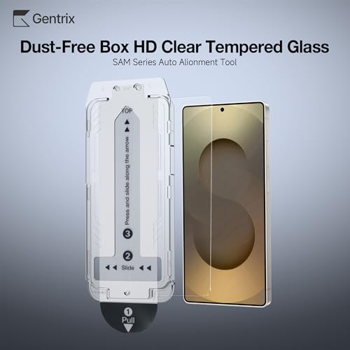 Image of Tempered Glass Screen Protector for Samsung Galaxy S25 Plus / S24 Plus, 2 Pack | Fingerprint Unlock Compatible, Easy Install Auto-Align Kit, Edge to Edge HD Clear, 9H Anti-Scratch, Bubble-Free