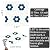 MORCART Peel and Stick Floor Tile, Vinyl Flooring Waterproof, DIY Flooring for Bathroom, Kitchen, Fireplace, Pet House, Stairs, Bedrooms, Wall(40PCS,7.87" x 7.87",Dark Blue+White)