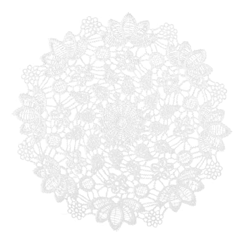 6 Stück Tischdecke Spitzendeckchen Klein Tischläufer Spitze Runde...