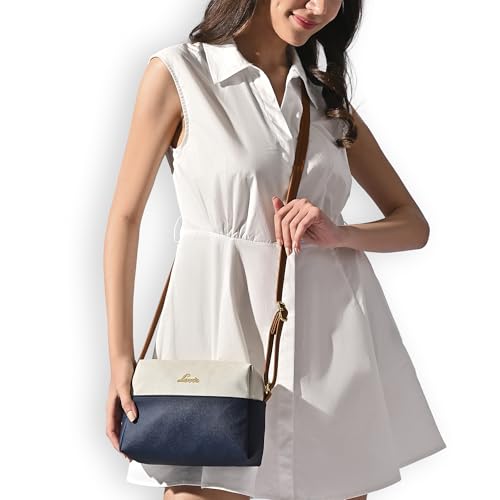 Image of Lavie Women's Ellen Colourblock Horizantal Cross Body Sling Bag | Ladies Purse Handbag | Gift for Women