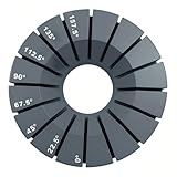 Sevomie Stained Glass Angle Tool 3D Multi-Angle Stained Glass Soldering Jig Tool Precision Angle Guide for 22.5°, 45°, 67.5°, 90°, 112.5°