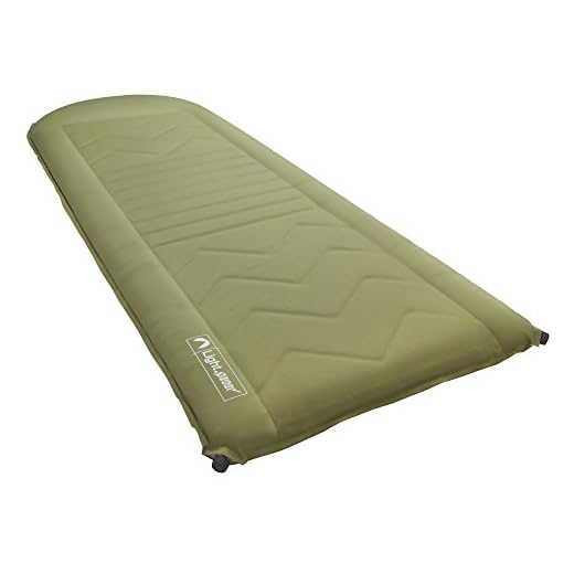 Lightspeed Outdoors Self Inflating Sleep Pad (Green/Brown)