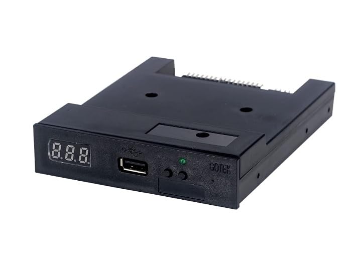 Floppy Drive Emulator, 3.5" 1.44MB Disk Drive, USB Emulator Driver USB Floppy Drive Industrial Control Equipment Keyboard School for Musical Keyboad