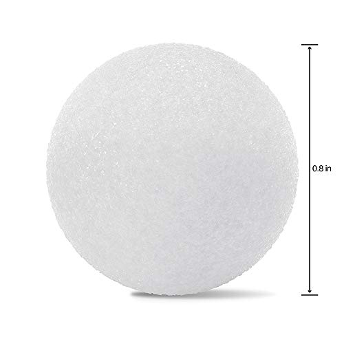 Floracraft Craftfōm 16 Piece Ball 0.8 Inch White #TOP1