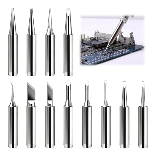 Miniatura 7 de 12 Puntas De Soldador 900m, Puntas De Repuesto Para Soldador De Estaño, Compatibles Con Hakko, Quick, Aoyue, Para Estaciones De Soldadura, Pistolas De Soldar, Soldadura Electrónica Y Bricolaje