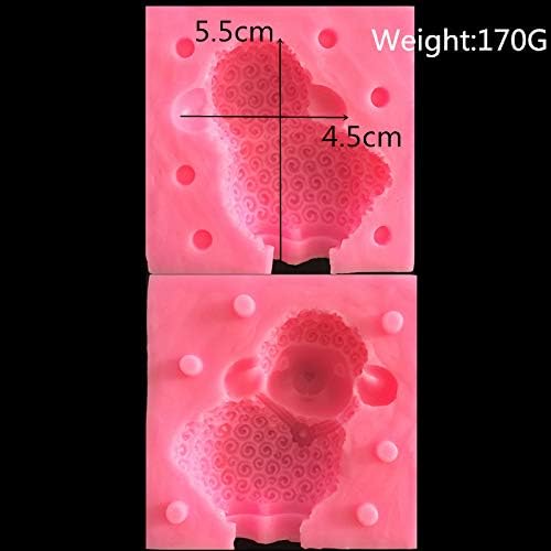 Miniatura 2 de Molde de silicona 3D para fondant, molde de arcilla para pastel de chocolate, moldes de curva linda, decoración de pasteles