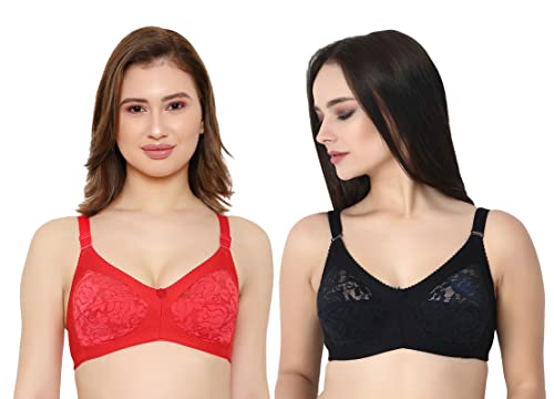 Image of Women Net Non-Padded Wire Free Regular Bra