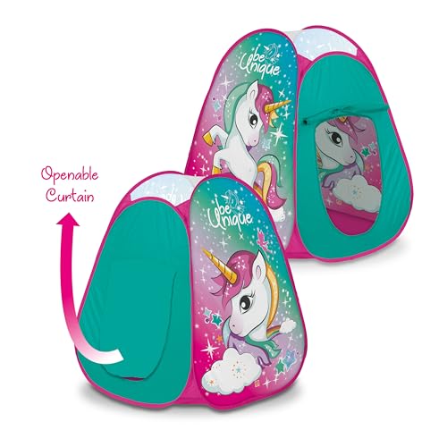 Mondo Toys - Unicorn Pop-Up Tent - Tenda Da Gioco Per Bambino / Bambina - Facile Da Montare / Easy To Open - Borsa Per Trasporto Inclusa - 28520 - 4