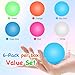 6pack Squishy Stress Balls for Adults Kids Fidget Toys, Sensory Malt Sugar Ball Anxiety Stress Relief Squeeze Toys, Slow Rising Toys for Classroom Boys Girls Party Favors