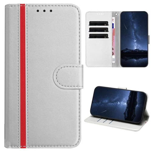 CYXHCJYH Infinix Hot 60 Pro+ Plus 4G�Ή� �X�g���C�v���U�[�E�H���b�g�t�H���J�o�[ �J�[�h�z���_�[�X���b�g3�t�� �L�b�N�X�^���h �ϏՌ��P�[�X Infinix Hot 60 Pro+ Plus 4G-�V���o�[