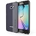 Ghostek Cloak Series Ultra Fit TPU Clear Aluminum Bumper Armor Case with Tempered Glass Screen Protector for Samsung Galaxy S6 - Black