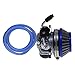Shkalacar 2 Stroke Racing Carburetor Carb Air Filter Kit for 49cc 50cc 66cc 80cc 100cc Motorized Bike Parts Engine Kit, Motorized Bicycle Parts for Moto Bike Bicycle Scooter Moped Dirt Bike