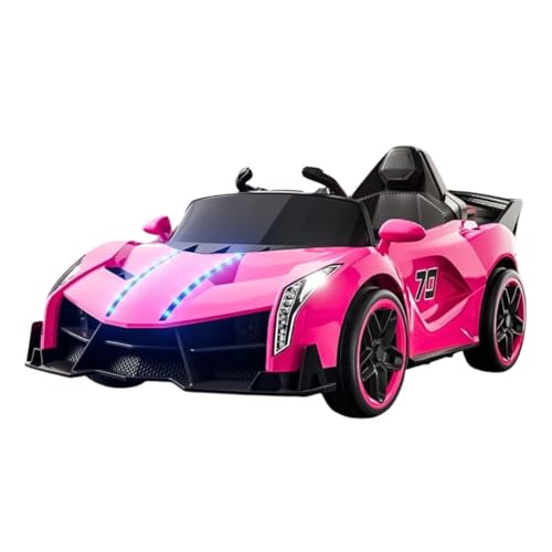 Mini Carro Elétrico Infantil 6V Rosa BW404RS com Controle Remoto