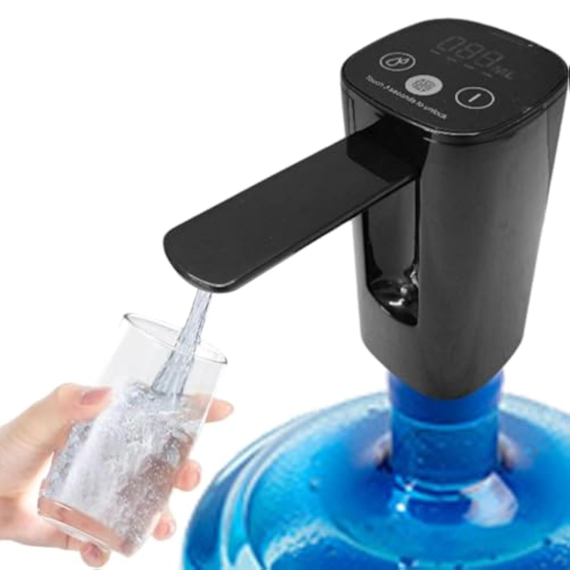 Portable Water Jug Dispenser with Child Lock
