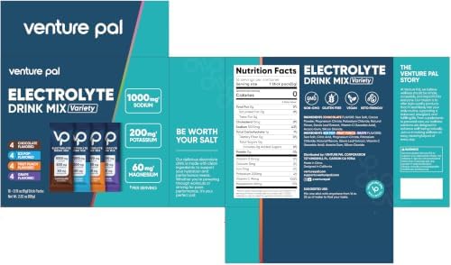 Venture Pal High Sodium Sugar-Free Electrolytes Powder Packets, 16 Sticks — view 8