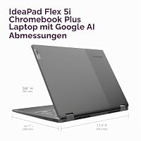 Lenovo IdeaPad Flex 5i Chromebook Plus 35,6 cm (14 Zoll) FHD+ 2-in-1-Touchscreen-Laptop (Intel Core i3-1315U, 8 GB RAM, 256 GB Speicher), Hintergrundbeleuchtung, FHD-Webcam, Chrome OS, mit Google AI – Ansicht 6