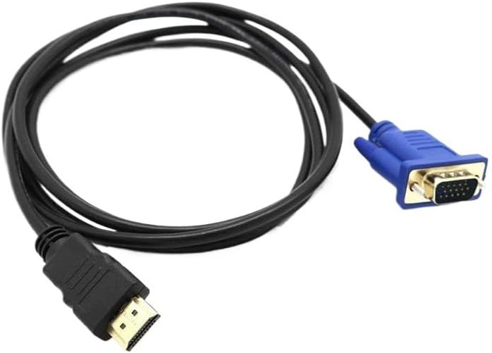 HDMI to VGA Adapter Cable HD Video Converter High-Definition Video Adapter Cable(1M-HDMI to VGA)