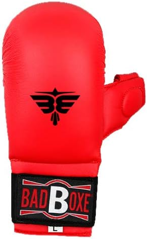 Miniatura 2 de Guantes profesionales de entrenamiento de karate  Guantes de karate con elástico para el pulgarcierre de gancho y bucle  Tamaño premium