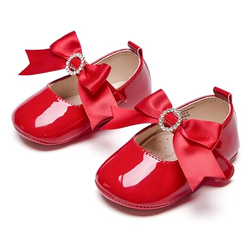 Image of PHIRAMIN Toddler Girl Mary Jane Dress Shoes-Little Girl School Uniform Shoes for Wedding Party