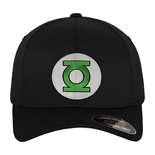 Casquette Green Lantern officielle noire Flexfit en taille L/XL aux finitions haut de gamme