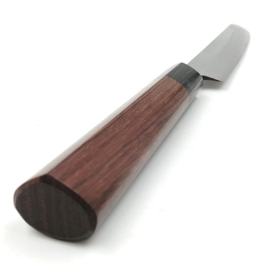 Amazon | 源明利作 松刃型サバキ庖丁 180mm 鍛造積層白二鋼 紫檀柄付