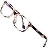 TR90 - Gafas unisex de luz azul, claridad HD, ajuste cómodo, reduce la fatiga de la pantalla, uso digital, 2008-leopardo, M