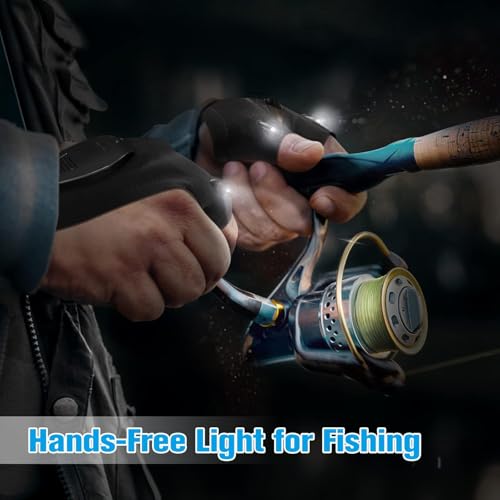 Hinshark Geschenke für Männer, Handschuhe mit Licht Angelzubehör Gadgets – Ansicht 4