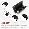 BULLKE USA-Made Rooftop Pipe Support CTL - 6 Heavy Duty - 250 lbs Capacity - Pipe Cradle & Conduit Support - 100% Recycled Plastic - 4 Pack
