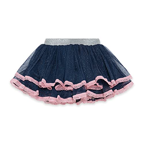 Tuc Tuc Falda Tul Volantes NIÑA Azul Glaciar FW21, 6M para Bebés