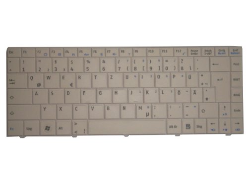 TASTIERA Notebook in BIANCO per MSI X-Slim X320, X-Slim X340, X350, X400, X420, X460, EX460, A4000-Serie sostituisce MP-09B56D0-3591 tedesco