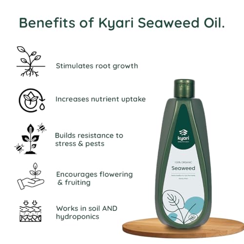 Image of Kyari Seaweed Extract Liquid Concentrate 500 ml Plant Tonic for Healthy Plants