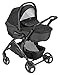 CAM Il Mondo del Bambino - art.877019/T947 - Sistema Modulare Fluido Easy - carrozzina, passeggino, seggiolino auto e borsa - made in Italy - perfetto da 0 a 48 mesi - NERO SPORT