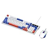 [Ensemble de périphériques de jeu rétroéclairés personnalisables] : le clavier TF610 offre des modes d'éclairage réglables alimentés en DC 5 V, permettant un éclairage personnalisé pour correspondre à vos préférences de configuration.