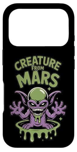 Creature From Mars �ʔ����G�C���A������f�U�C�� �q���p �X�}�z�P�[�X iPhone 17 Pro �p