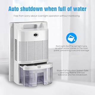 2200ml DéShumidificateur D Air Et Purificateur D'Air 2 En 1, DéShumidificateur Electrique Portable, Led ColoréE, éCran Intelligent, Minuterie 24h, TéLéCommande, Silencieux
