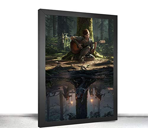 Quadro Decorativo Poste The Last Of Us Ellie Joel Ps4