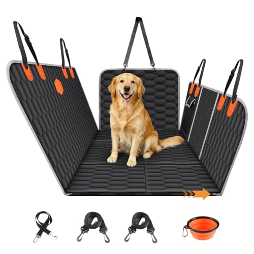 Protection voiture chien haut de gamme avec plaque rigide et assise stable pour SUV