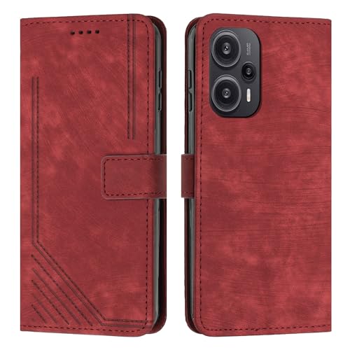 Étui de téléphone compatible avec Xiaomi Redmi Note 12 Turbo flip cover et porte-carte