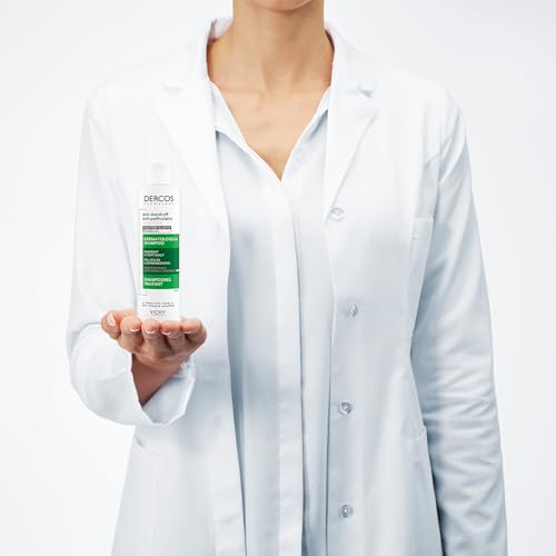 Vichy, Dercos, Shampooing Traitant Anti-Pelliculaire, Pellicules & Démangeaisons, Cuir Chevelu Sensible, 200ml (Lot de 2)