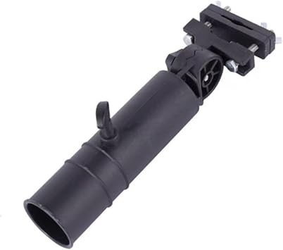 Golf Cart Umbrella Holder Adjustable Universal Golf Push Cart Umbrella Mount with Secure Clamp Durable Plastic Metal Golf Accessory for Most Golf Carts