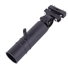 Golf Cart Umbrella Holder Adjustable Universal Golf Push Cart Umbrella Mount with Secure Clamp Durable Plastic Metal Golf Accessory for Most Golf Carts