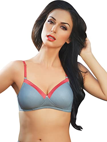Image of Dazzle 513 Padded Bra for Women's Grey