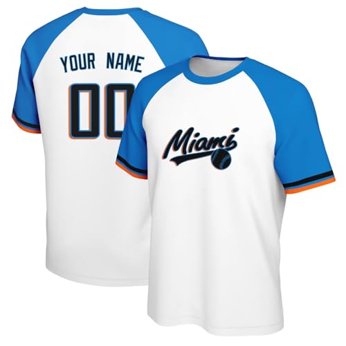 Image of ANTKING T-Shirt Custom Name Number Crewneck Short Sleeve for Men Youth Gifts