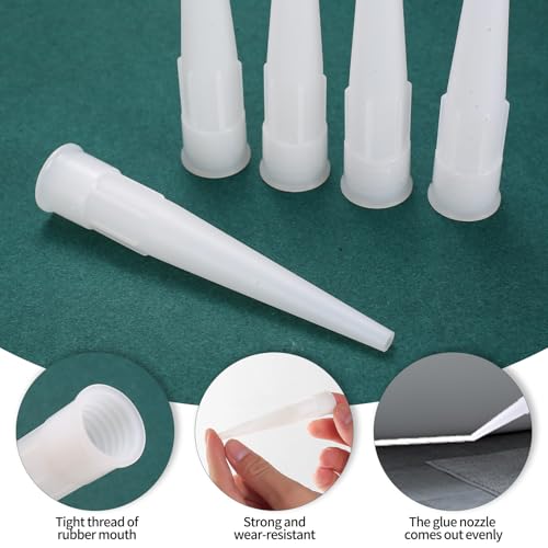 Miniatura 3 de 60 Piezas Boquillas De Silicona Para Cartuchos, Boquillas De Silicón, Boquillas De Reemplazo Para Cartuchos De Silicona, Boquillas Para Pistola De Sellado Y Masilla