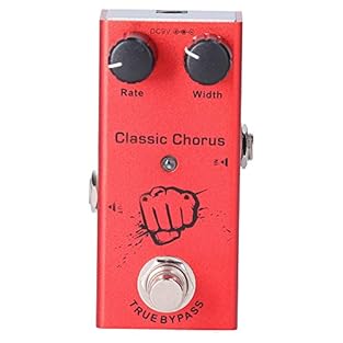 [Clear Chorus Effect]: Delivers a bright, classic chorus tone to enrich your sound and match various musical styles perfectly. [Durable Aluminum Alloy]: Features an exquisite red aluminum alloy shell that ensures sturdy protection and long-lasting us...