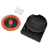 KPALAG PCV Valve Cap with Membrane and Spring Cylinder Head Cover PCV Valve Diaphragm Cap Seal Repair kit Compatible with MINI Cooper S BMW F20 F21 F30 F31 F80 with N13 N18 Related# 11-12-7-646-552