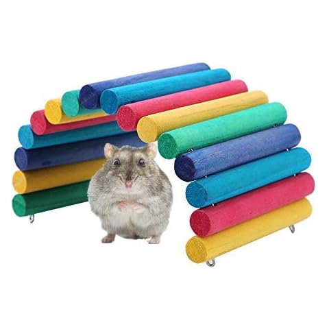 Wooden Ladder Arch Bridge for Small Pets Cover